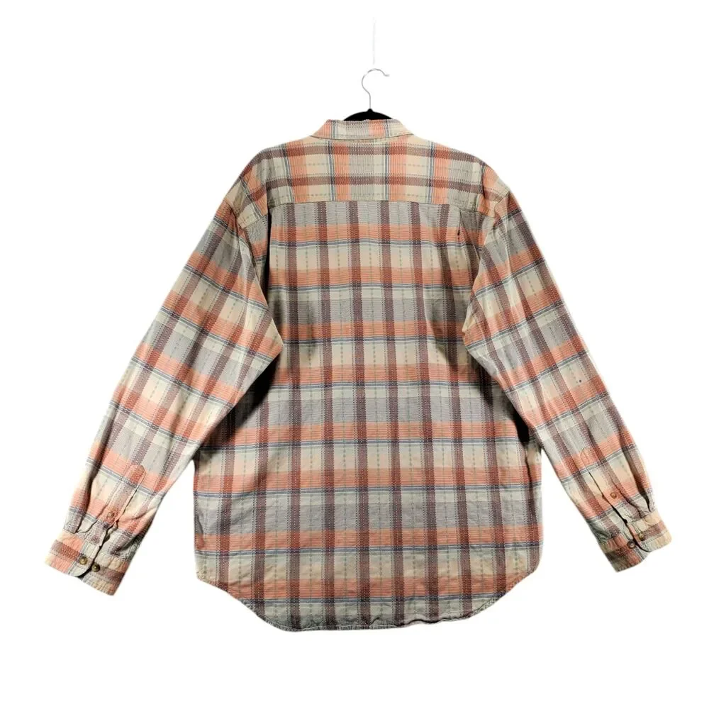 XXL The Territory Ahead Plaid Shirt Button Down Men's Long Sleeve Pocket - Picture 2 of 13
